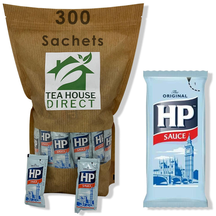 The Original HP Sauce - Timeless Rich Flavor in a Convenient Single-Serve Packet - Elevate Your Meals with Classic Taste, On-the-Go Enjoyment - 300 Sachets
