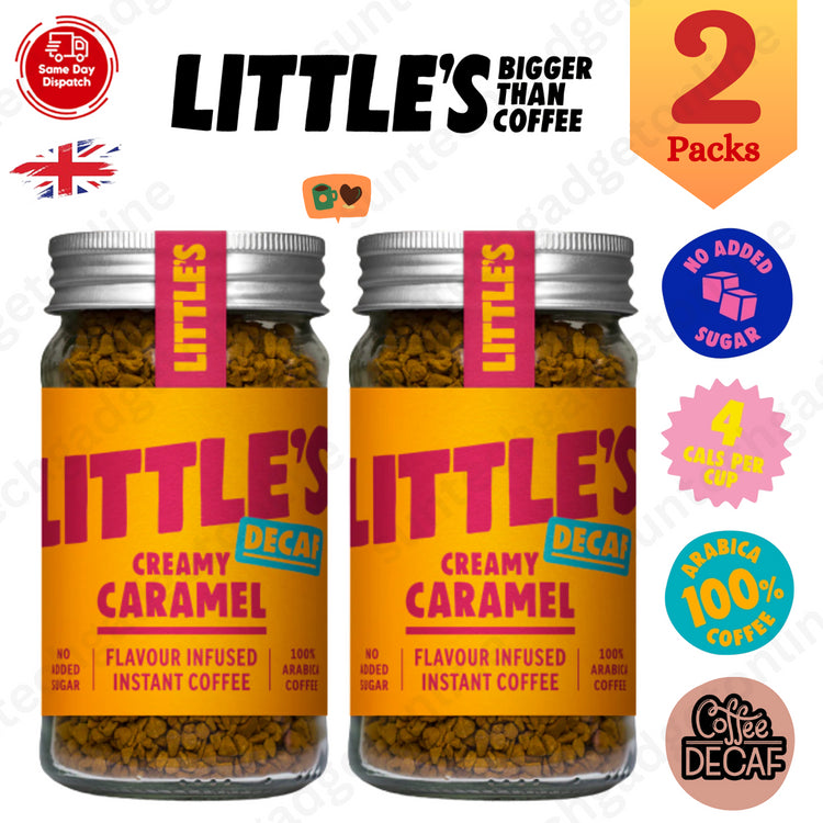 Littles Creamy Caramel Decaf 50g for you, Decaf Delight - 1 to 6 Packs, 50g