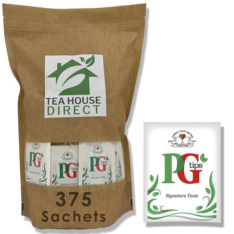 PG Tips, Signature Taste Tea, Individually Enveloped Black Tea Bags, Biodegradeable, Refreshing British Classic | 375 Sachets