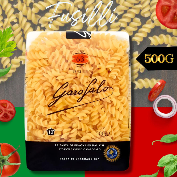 Garofalo Fusilli are curled spirals of bronze-drawn pasta 500g