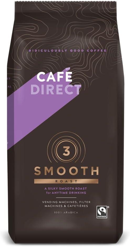 Cafe Direct Smooth Roast & Ground Smooth Fairtrade Roast Coffee 227g Pack of 1