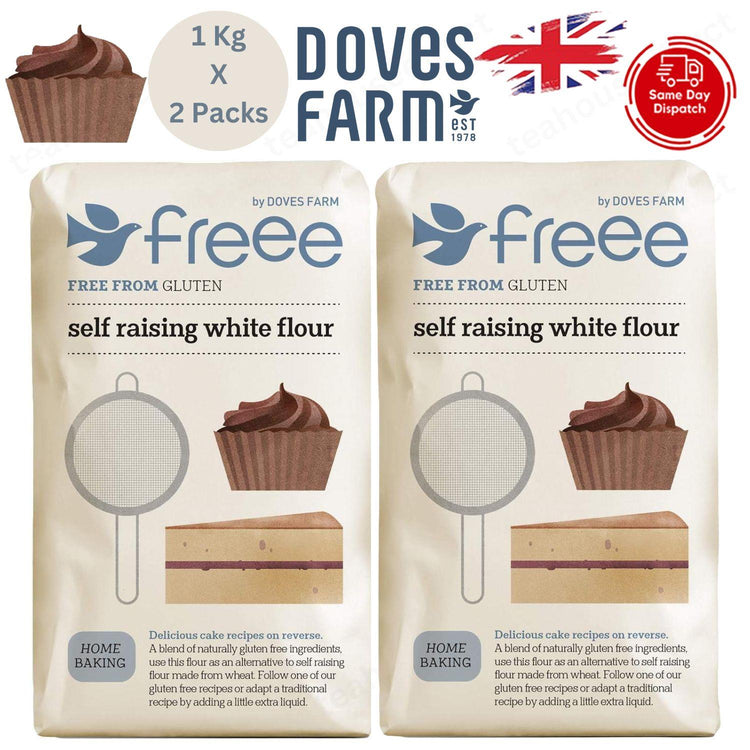 Doves Farm | White Self Raising Flour Gf 1Kg - 1 to 10 Packs