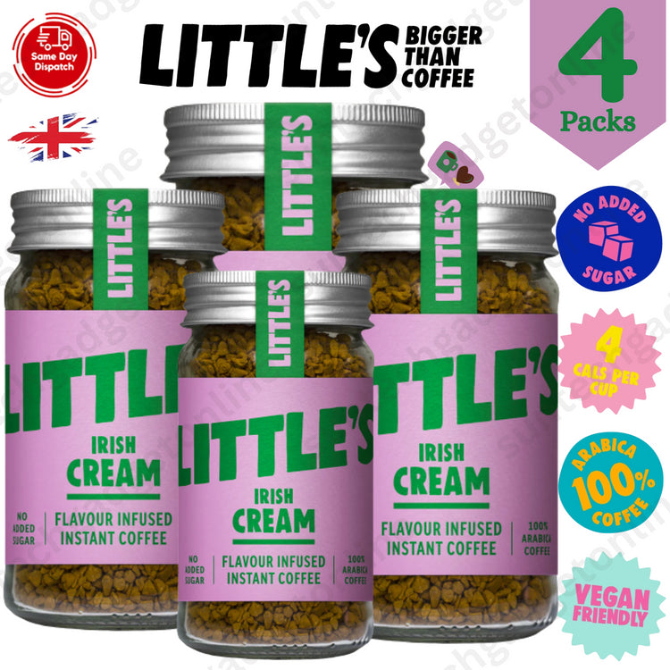 Littles Irish Cream 50g ,A Taste of Irelands Richnes,Sip,Savor,Enjoy  - 4 Packs