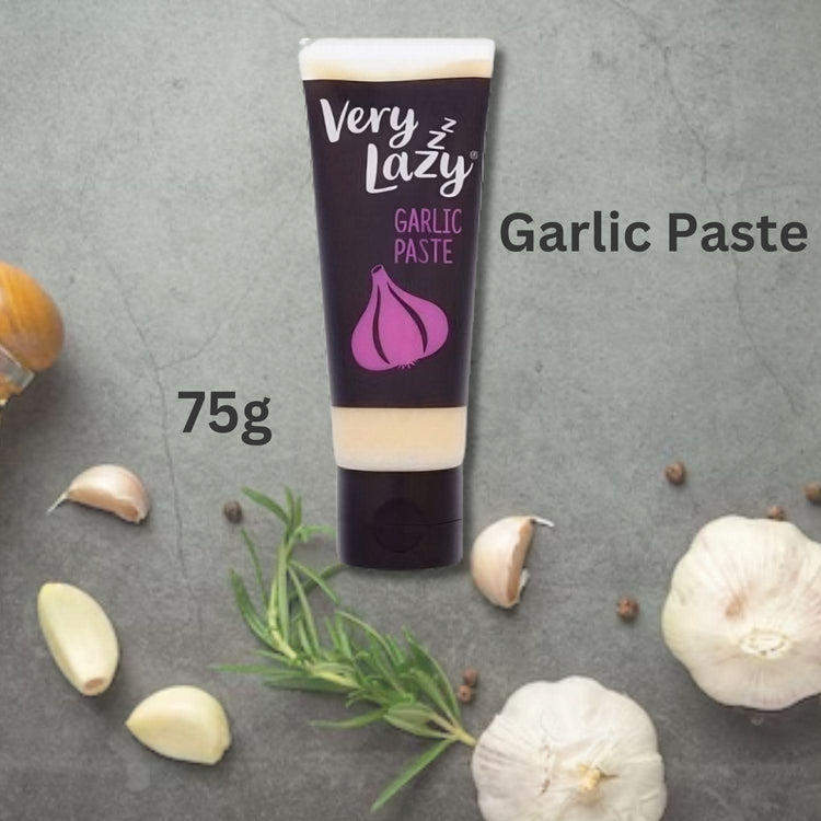 Very lazy Pre-Made Garlic Paste Peel and Chop Fresh Garlic Cloves 75g X 6