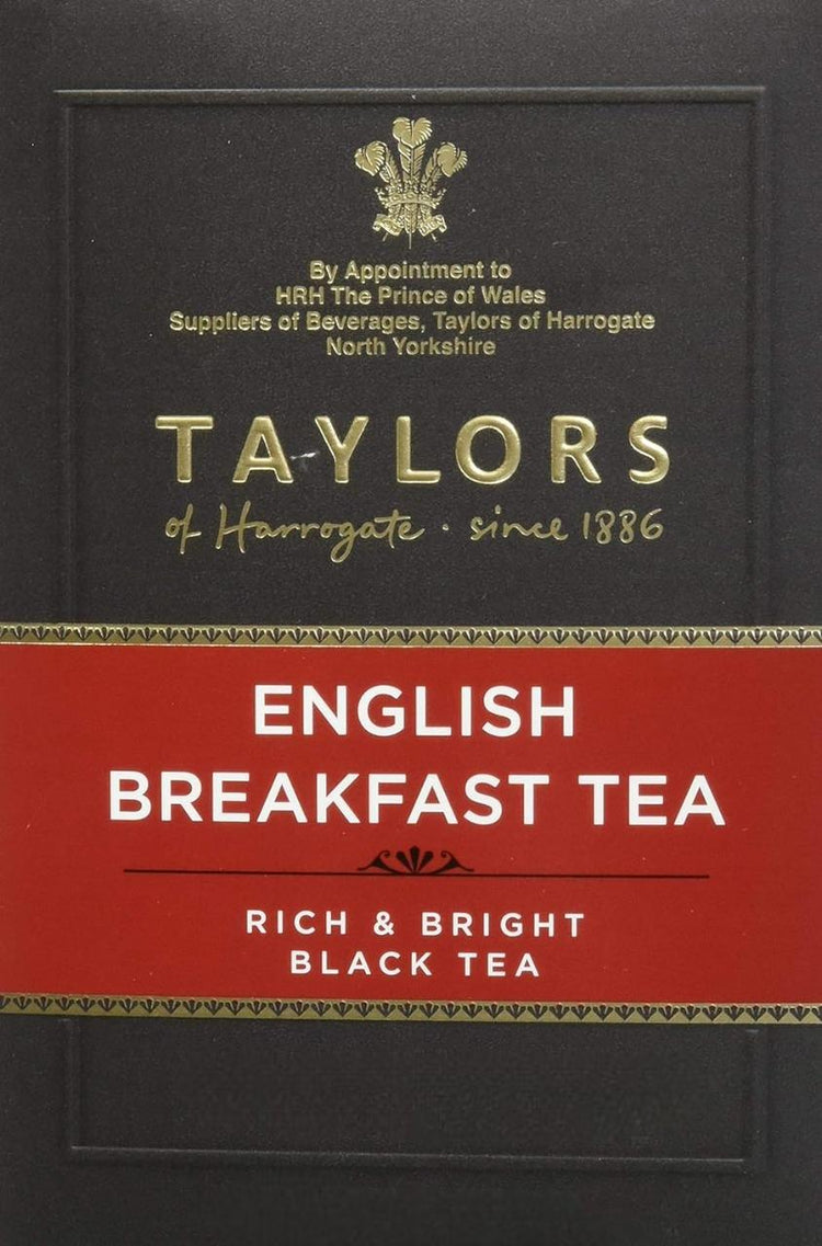 Taylors of Harrogate English Breakfast Tea Rich and Robust Flavor Bold and Full-Bodied Taste Premium Quality - 350 Sachets