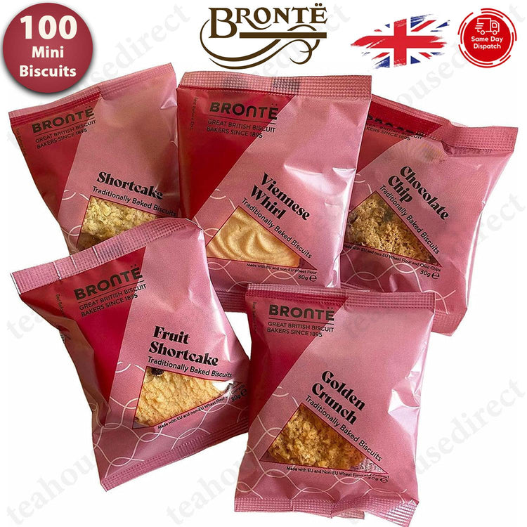 Bronte Traditional Assorted Biscuit Mini Packs - 1x100