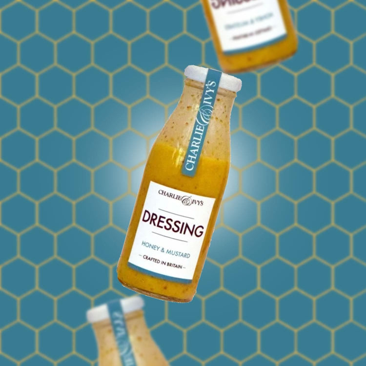 Charlie and Ivys Honey and Mustard Dressing Versatile Delicious Flavor 250ml X 3