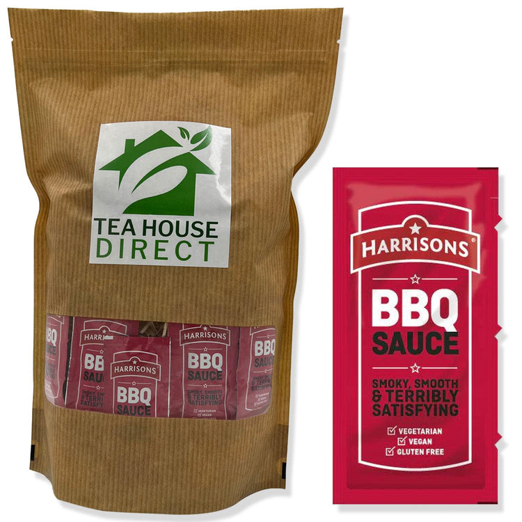 Harrisons BBQ Sauce Packets | Perfectly Portioned for Your Cookouts | 50 Sachets