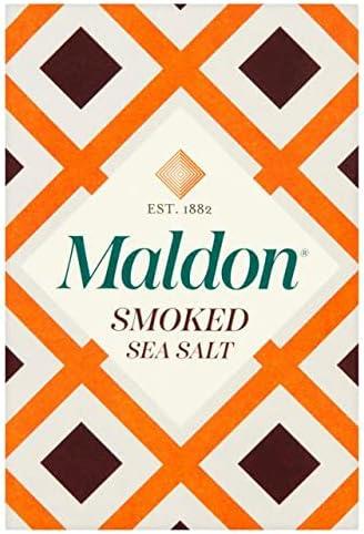 Maldon Smoked Sea Salt Natural Light Sweet Texture Artisanal Heritage 250g X 5