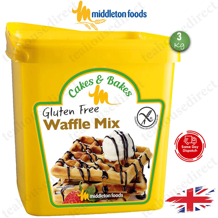 Middleton Foods Gluten Free Waffle Mix - 4x3kg