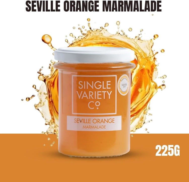 Single Variety Co. Seville Orange Marmalade Bittersweet Flavour 225g X 4