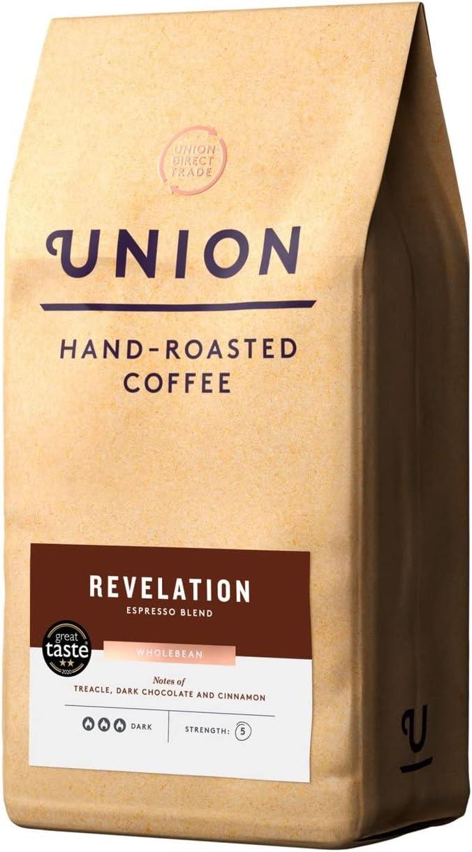 Union Hand Roasted Coffee Revelation Espresso Blend Wholebean 200g (Pack of 3)