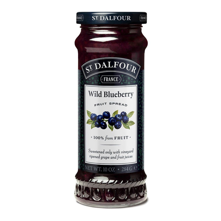 St Dalfour Wild Blueberry Fruit Spread 284g Jam 100% from Fruit Jam 1 Pack