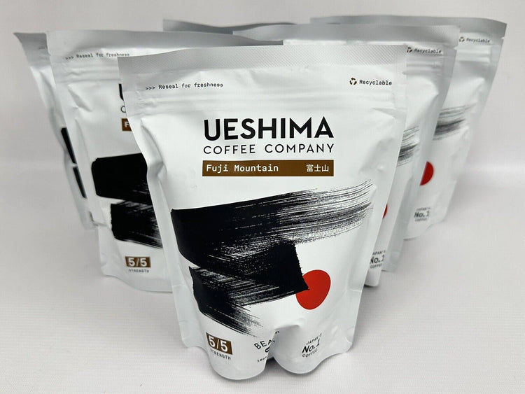 Ueshima Fuji Mountain Ground Coffee Our Dark Roasted Blend Coffee 250g Pack of 5