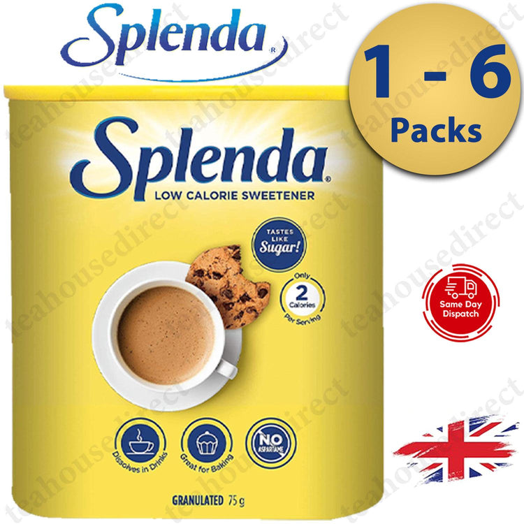 Splenda Low Calorie Granulated Sweetener 75g - 1 to 6 Packs