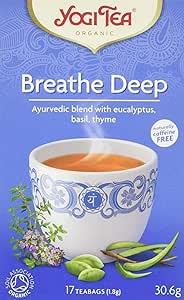 6X Yogi Ayurvedic Herbal Organic Teas Tea Sachets - Breathe Deep