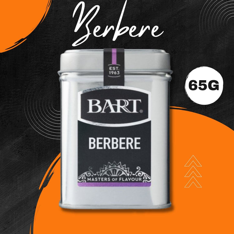 Bart Seasoning Tin Berbere Blends Hot & Fiery Blend of Chilli and Spices 65g X 4