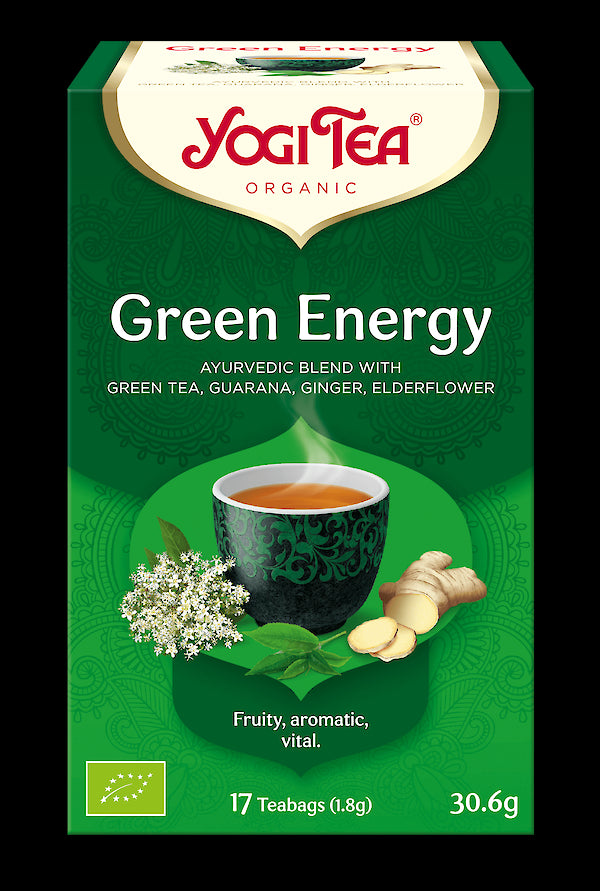 Yogi Tea Herbal Organic Tea Sachets - Green Balance & Chai & Energy