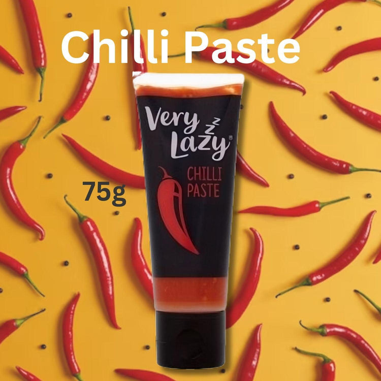 Very lazy Pre-Made Chilli Paste Spice Chopped, Chop Fresh Chillies 75g X 4