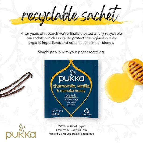 Pukka Herbal Organic Teas Tea Sachet - Chamomile, Vanilla & Manuka (800 Sachets)