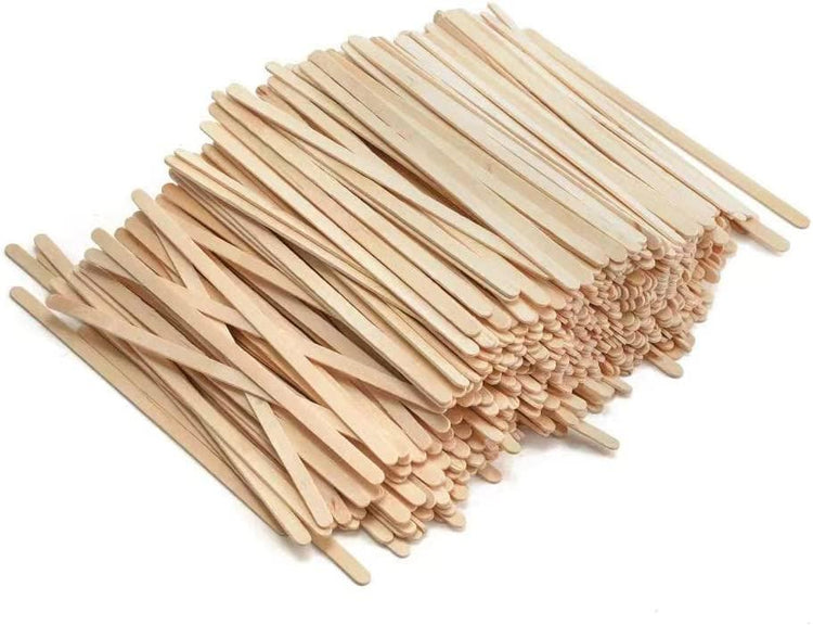 Wooden Stirrers for Coffee & Tea Biodegradable Sticks HotDrink x300 -140mm/5.5"