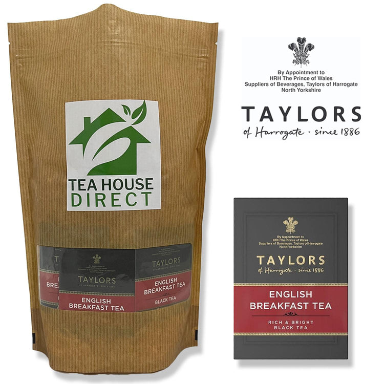 Taylors of Harrogate English Breakfast Tea Rich and Robust Flavor Bold and Full-Bodied Taste Premium Quality - 250 Sachets