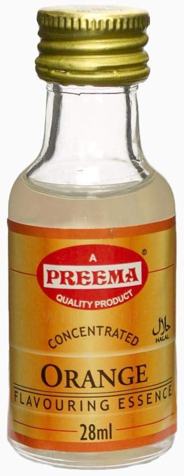 Preema Orange Flavouring Essence Smooth Aroma Flavour Concentrated 28ml X 6