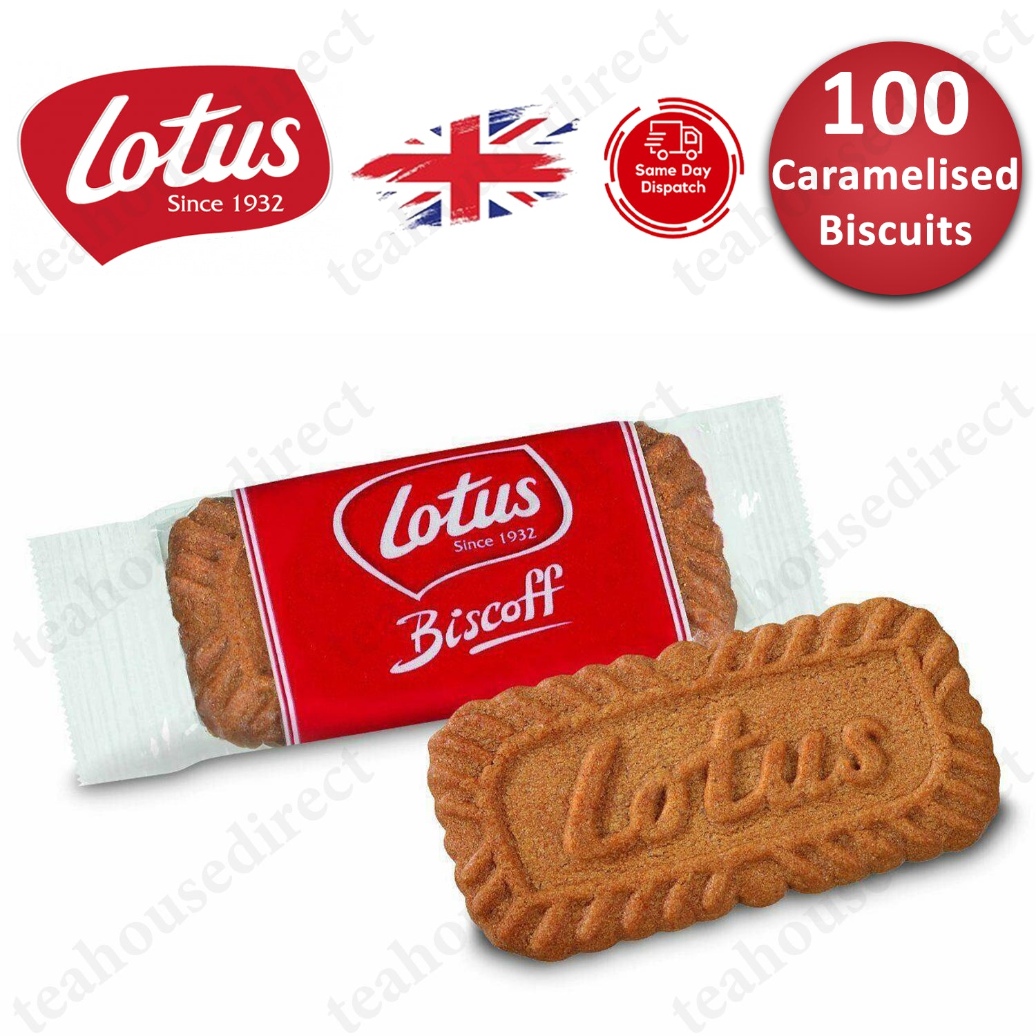 Lotus Biscoff Caramelised Biscuits Individually Wrapped Various Pack Sizes 4561