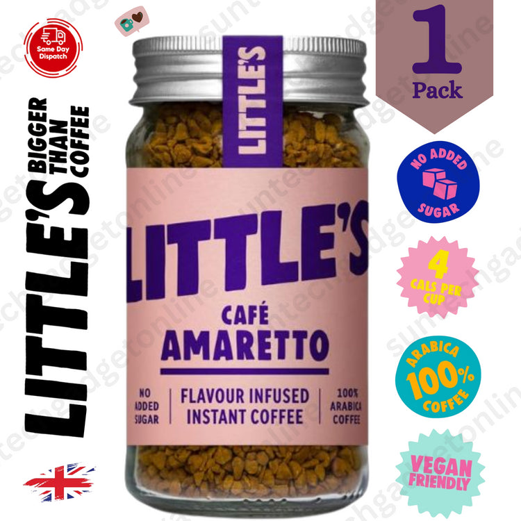 Littles Cafe Amaretto 50g, Taste the Elegance of Italy Sip,Savor,Enjoy - 1 Pack