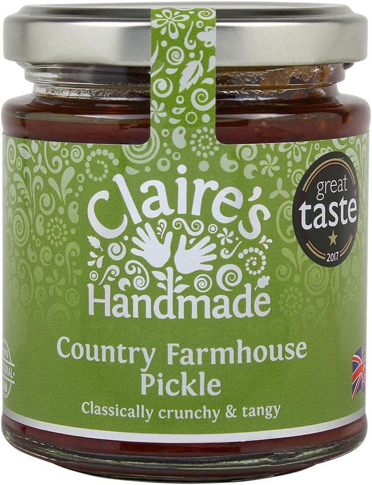 Claire's Handmade Country Farmhouse Pickle Classically Crunchy & Tangy 200g X 1