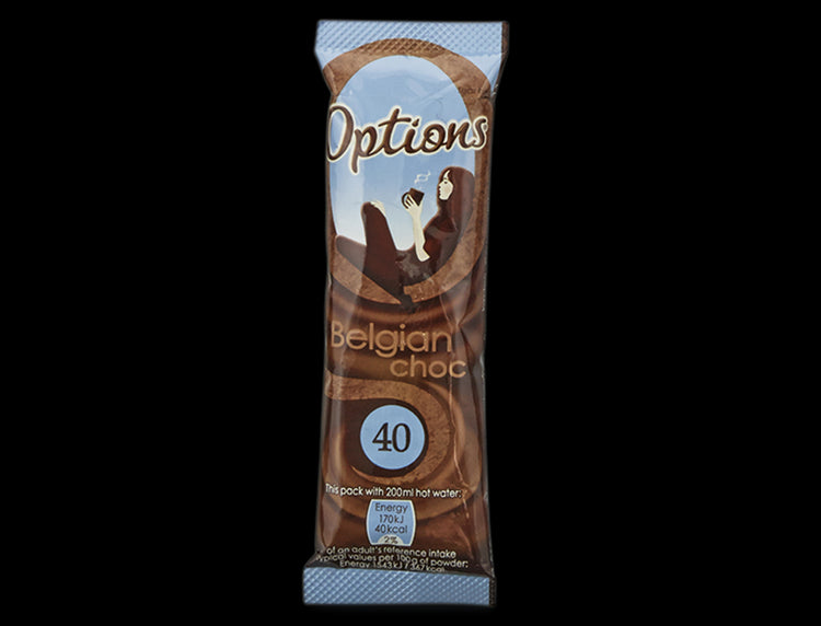 Options Individual Instant Hot Chocolate Powder Sachets 11g - Packs of 80