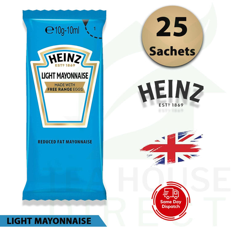 Heinz Light Mayonnaise Made with Free Range Eggs 25 Sachets