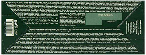 Ahmad Tea Twelve Teas Selection Pack 60 Foil Wrapped Teabags Sachets 12 Flavours