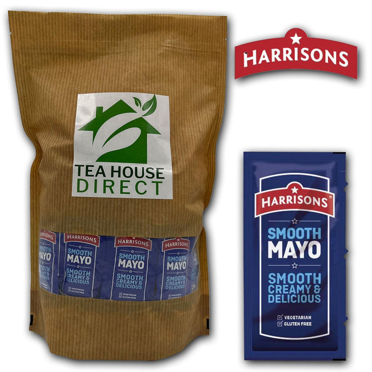 Harrison's Smooth Mayo To-Go Packets - Perfect for Lunch and Picnics | 200 Sachets