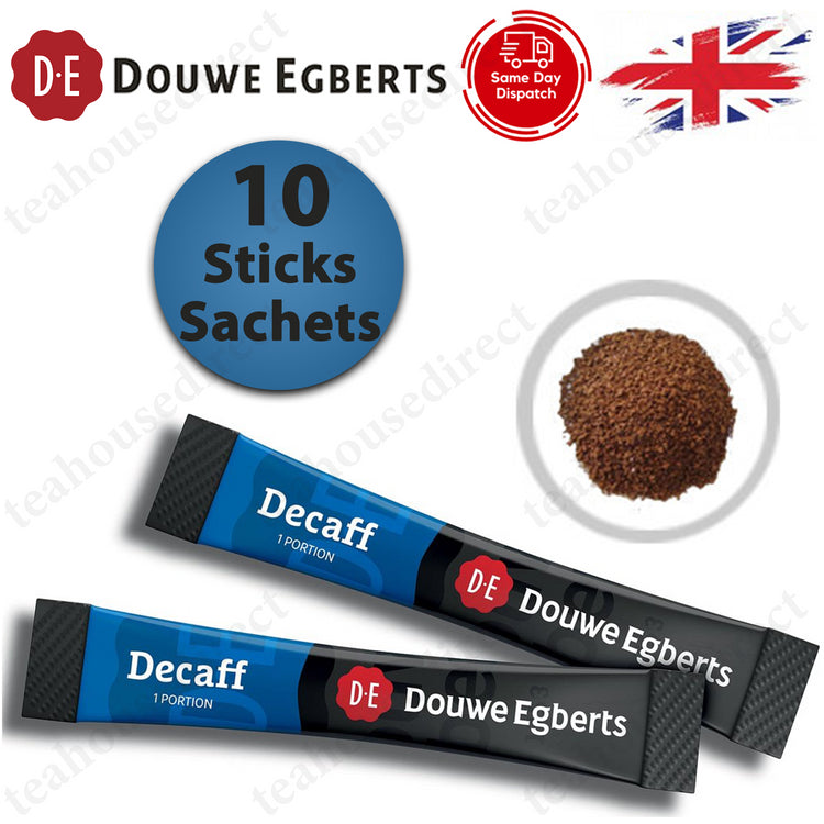 Douwe Egberts Pure Gold / Decaf Decaff 1 Cup Coffee - Individual Sticks Sachets