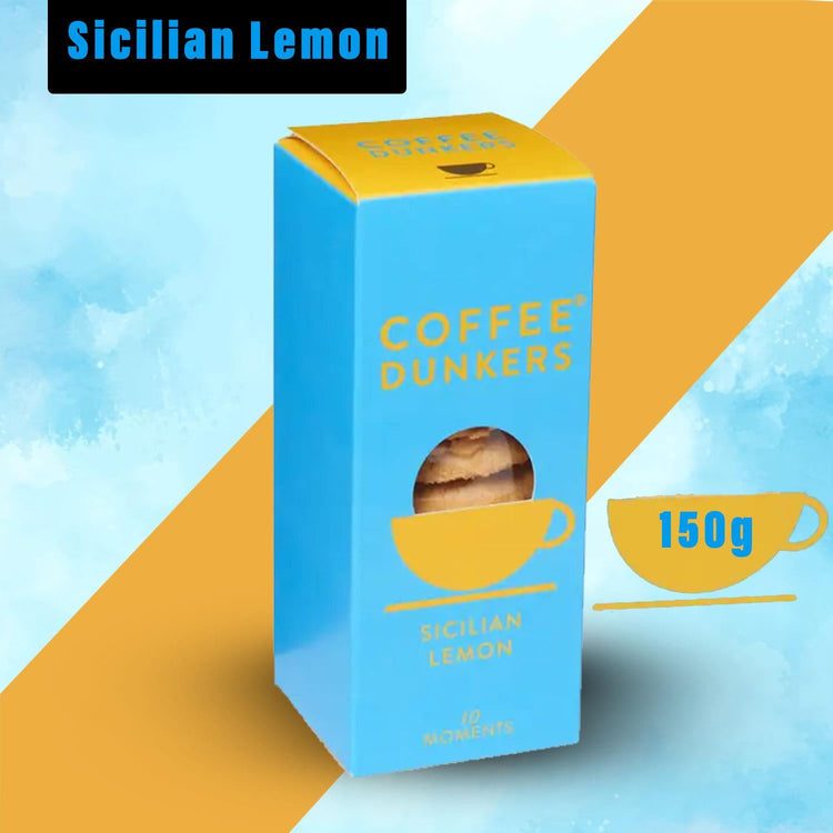Ace Tea Sicilian Lemon Coffee Dunkers Lemon Flavored Cookies Delicious 150g X 4