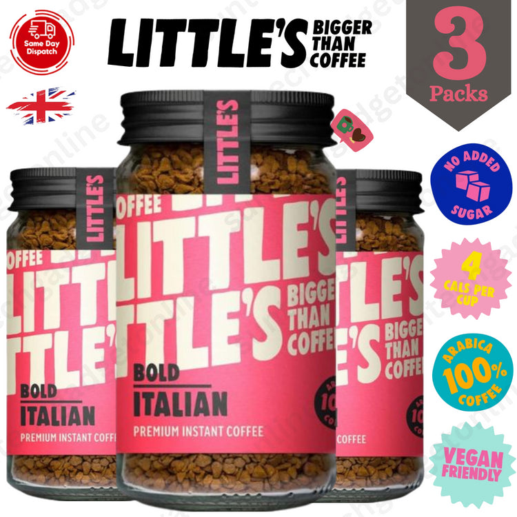 Littles Italian Delight 50g,Elevate Your Coffe Experience Satisfaction - 3 Packs