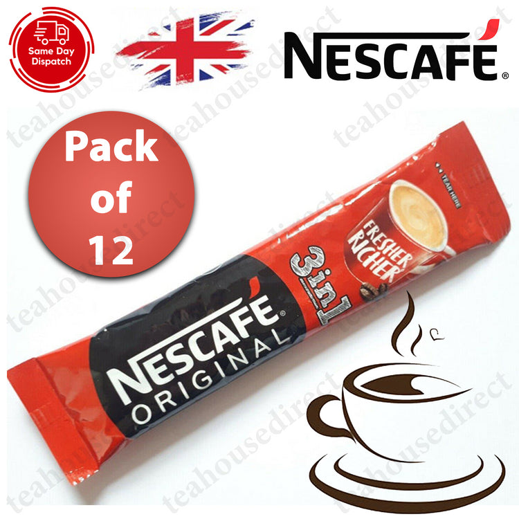 Nescafe Original 3 In 1 / 2 In 1 Individual Instant Coffee Sachets Sticks
