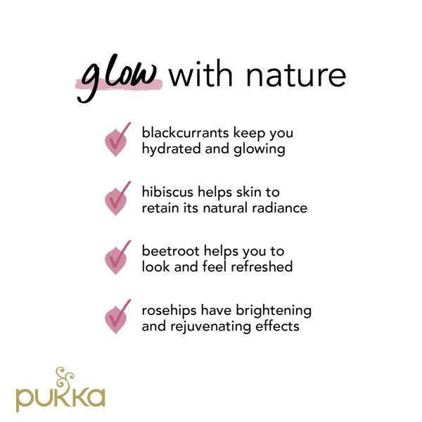 Pukka Herbal Organic Teas Tea Sachets - Blackcurrant Beauty (40 Sachets)