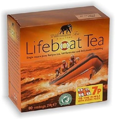 Lifeboat Tea 80 Bags, Steeped in Seafaring Tradition - 5 Packs