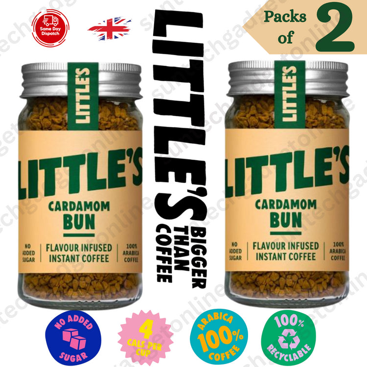 Littles Cardamom Bun 50g, Aromatic Baking Bliss & Delight in Cardamom - 2 Packs