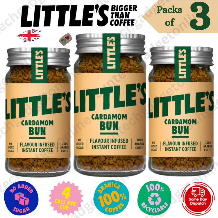 Littles Cardamom Bun 50g, Aromatic Baking Bliss & Delight in Cardamom - 3 Packs