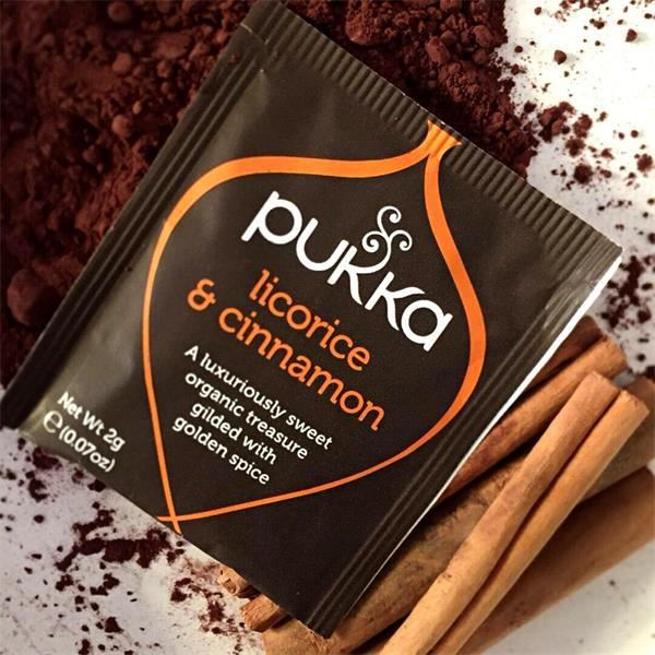 Pukka Herbal Organic Teas Tea Sachets - Licorice & Cinnamon (40 Sachets)