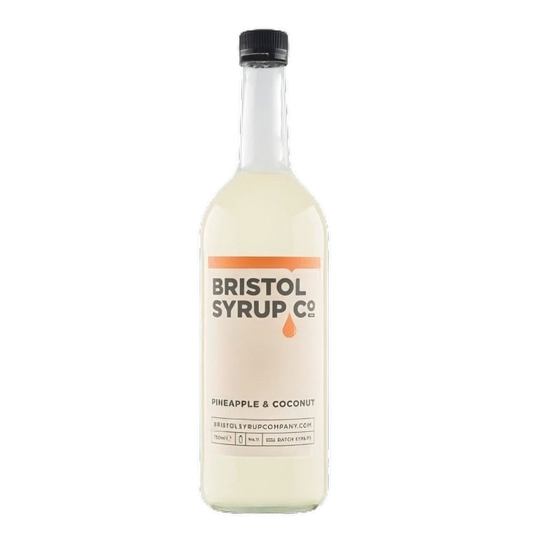 Bristol Syrups Co. Pineapple & Coconut Smooth and Sweet Syrup Soft Drink X 1
