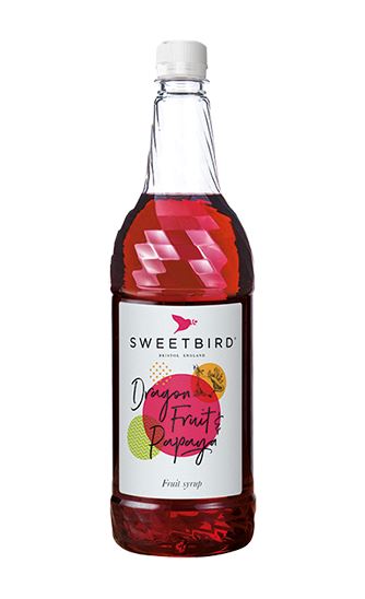Sweetbird Dragon Fruit & Papaya Syrup 1 Lte Wonderful Bright Pink Vegan Syrup