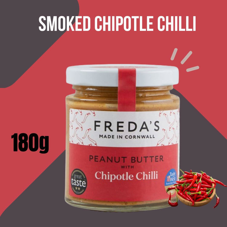Freda's Peanut Butter with Smoked Chipotle Chilli Flavour 180g X 1