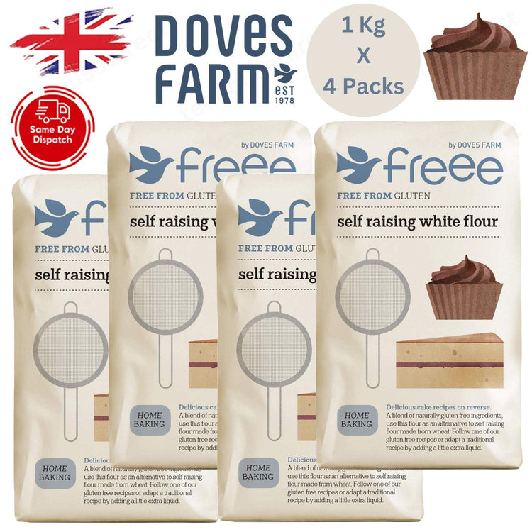 Doves Farm | White Self Raising Flour Gf 1Kg - 1 to 10 Packs