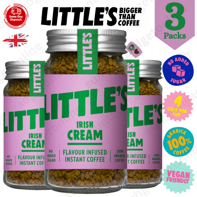 Littles Irish Cream 50g ,A Taste of Irelands Richnes,Sip,Savor,Enjoy  - 3 Packs
