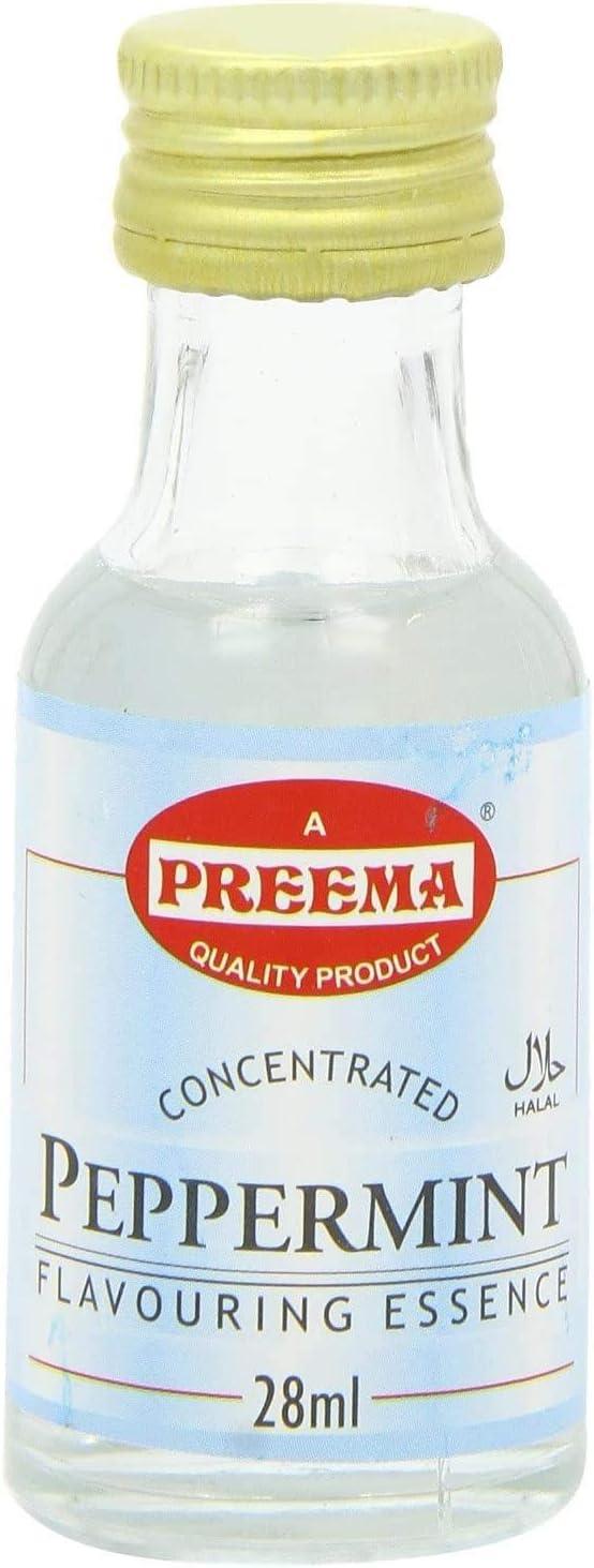 Preema Peppermint Flavouring Essence Baking Concentrated Synthetic 28ml X 3