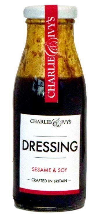 Charlie and Ivys Sesame and Soy Dressing Versatile Delicious Flavour 250ml X 1